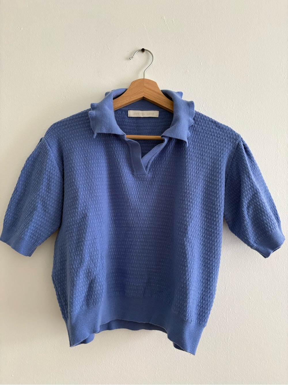Knit Sweater with Cute Collar